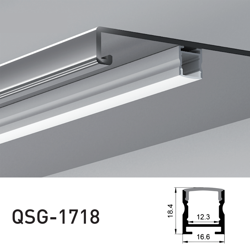 LED Strip Diffuser Aluminum Channel For 12mm LED Light Strips LED Strip Diffuser Aluminum Channel For 12mm LED Light Strips